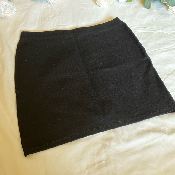 TOPSHOP Petite Women’s Black Crossed Skirt - Picture 5 of 6